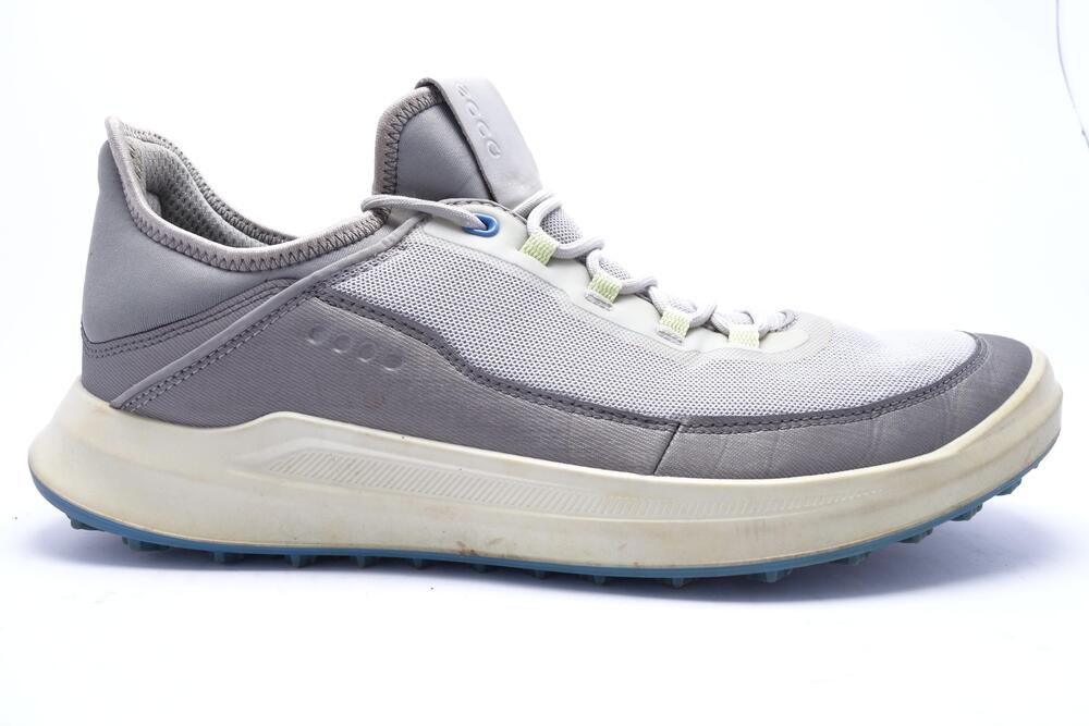 ECCO Golf Shoes Mens Size 9.5 Gray Mesh Spikeless Sneakers 10081460357
